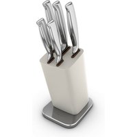 Morphy Richards Special-Edition 5-Piece Knife Block Set - Sand