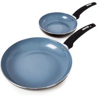 Tower 2-Piece Ceramic-Coated Frying Pan Set - Graphite