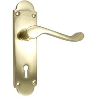 Select Hardware 150mm Richmond Lock - Polished Brass
