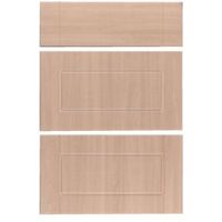 IT Kitchens Chilton Beech Effect Drawer Front (W)500mm Set Of 3