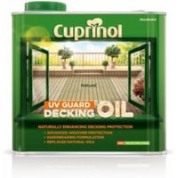 Cuprinol Uv Guard Natural Matt Decking Oil & Protector 2.5L