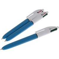 Bic Four-Colour Retractable Ballpoint Biro - Twin-Pack With One Free