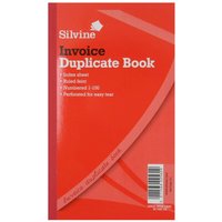 Robert Dyas Silvine Duplicate Invoice Book