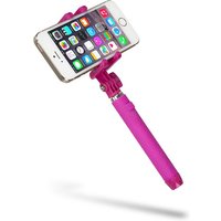 Kitvision Pocket Bluetooth Selfie Stick With Mirror - Pink