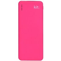 Kit Fresh 3,000mAh Slim Power Bank - Pink