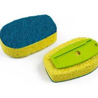 Full Circle Suds Up Green Replacement Sponge Heads - Pack Of 2