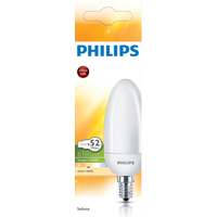 Philips CFL Softone Candle Light Bulb - 12W SES