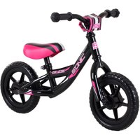 Sonic Glide Girls Balance Bike With 10-Inch Wheels - Black And Pink