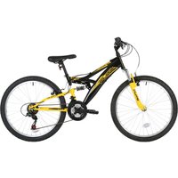 Flite Taser 24-Inch Wheel Full Suspension Boys Junior Mountain Bike - Yellow And Black