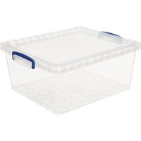 Really Useful 17.5L Nestable Storage Box - Clear