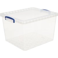 Really Useful 33.5L Nestable Storage Box - Clear