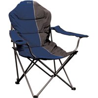 Quest Elite Deluxe Comfort Reclining Folding Chair - Blue