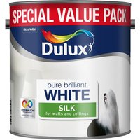 Dulux Pure Brilliant White - Silk- 3L Value Pack