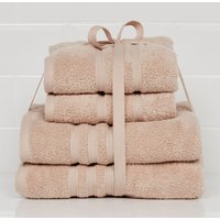 Catherine Lansfield 4 Piece Zero Twist Towel Bale - Natural
