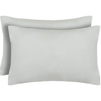 Catherine Lansfield Non-Iron Housewife Pillowcase Pair - Duck Egg