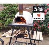 Gardeco Pizzaro Clay Pizza Oven With Stand - Natural