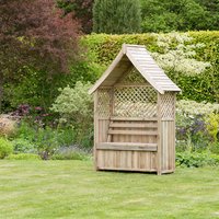 Zest4Leisure Norfolk Garden Arbour With Storage Box