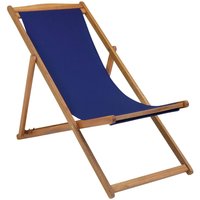 Charles Bentley Foldable Deck Chair - Blue