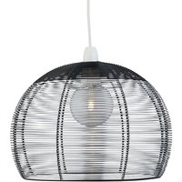 Searchlight Lighting Collection Mia Silver And Black Pendant Light