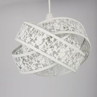 Searchlight Lighting Collection Brooke Layered Light Shade - White