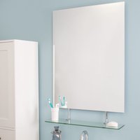 Croydex Helton Rectangular Mirror With Shelf