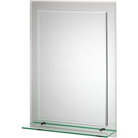 Croydex Devoke Rectangular Double Layer Mirror With Shelf