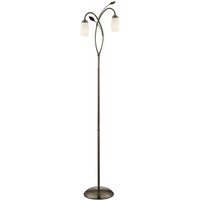 Searchlight Lighting Collection Jade 2-Light Floor Lamp - Brass