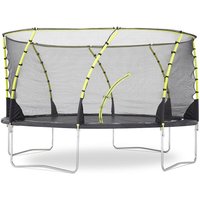 Plum 14ft Whirlwind Springsafe Trampoline And 3G Enclosure