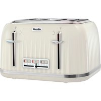 Breville Impressions 4-Slice Wide-Slot Toaster - Cream