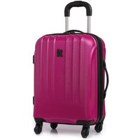 IT Luggage IT 4-Wheel Ultra-Strong Hard Shell Cabin Suitcase - Raspberry