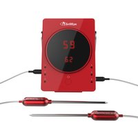 Grilleye Smart Bluetooth Grilling And Smoking Barbecue Thermometer