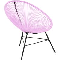 Charles Bentley Retro Lounge Chair - Pastel Lilac
