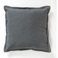 Robert Dyas Gallery Two-Tone Cushion - Charcoal