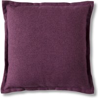 Robert Dyas Gallery Two-Tone Cushion - Berry