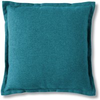 Robert Dyas Gallery Two-Tone Cushion - Turquoise