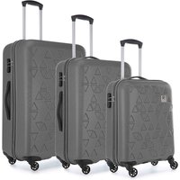 Revelation By Antler Echo 3-Piece Suitcase Set - Charcoal