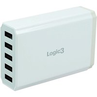 Logic3 Hi-Power 5-Port Portable USB Smart Charger