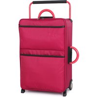 IT Luggage World's Lightest 2-Wheel Medium Suitcase - Persian Red