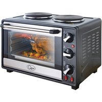 Quest 26L Mini Oven With Rotisserie And Two Hot Plates
