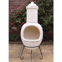 Gardeco Extra-Large Asteria AFC Chiminea - Natural Clay