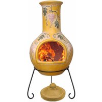 Gardeco Extra-Large Grapes Mexican Chiminea - Yellow