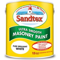 Crown Paints Sandtex Microseal Smooth Masonry Paint 2.5L