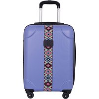 IT Luggage IT 4-Wheel ABS Emboss Cabin Size Suitcase - Bleached Denim