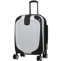 IT Luggage High Shine Protective Cabin Suitcase - White