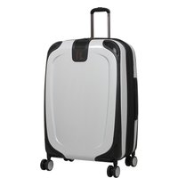 IT Luggage High Shine Protective Medium Suitcase - White