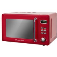 Russell Hobbs 17L Retro Digital Microwave - Red