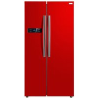 Russell Hobbs RH90FF176R Wide American Style Fridge Freezer - Red