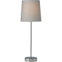Village At Home Tall Stick Table Lamp - Grey