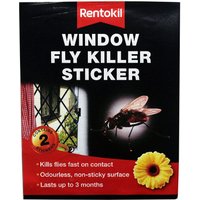 Rentokill Window Fly Killer Sticker - Yellow