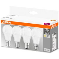 Osram Heat Sink 60W Equivalent LED B22d Classic Lamp Bulb - Frosted